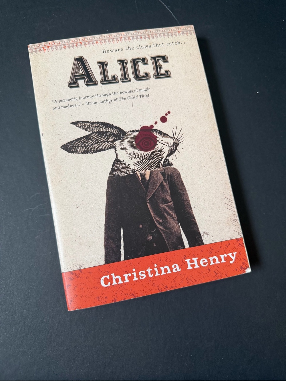 Alice by Christina Henry paperback book